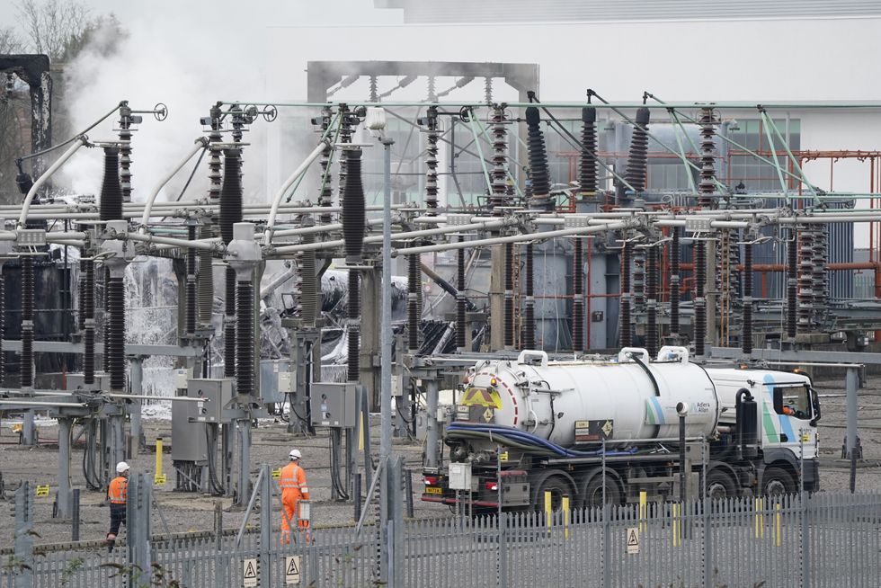 Heathrow substation fire