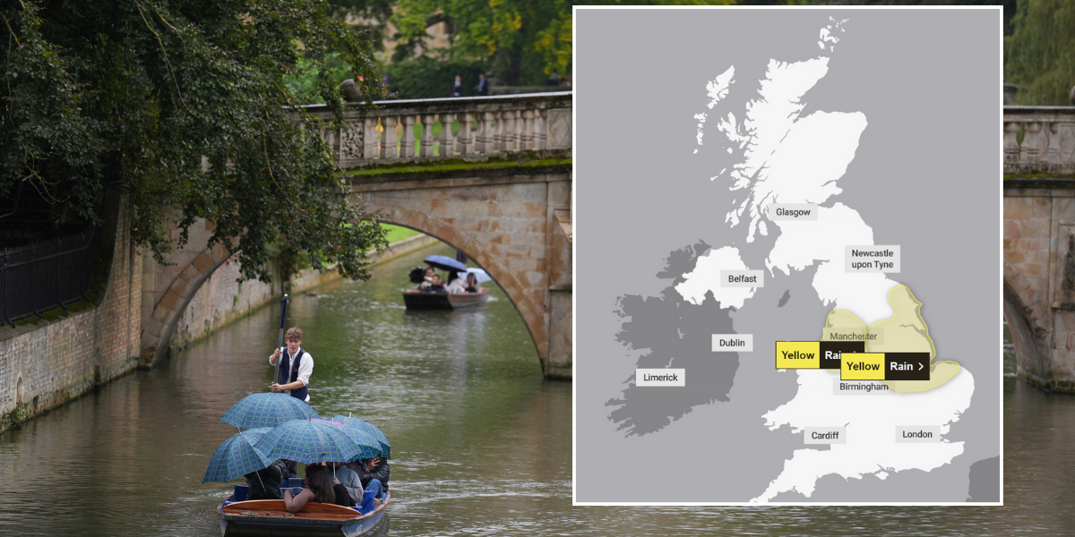 NextImg:Met Office weather warnings remain in place as heavy rain to lash flooded Britain