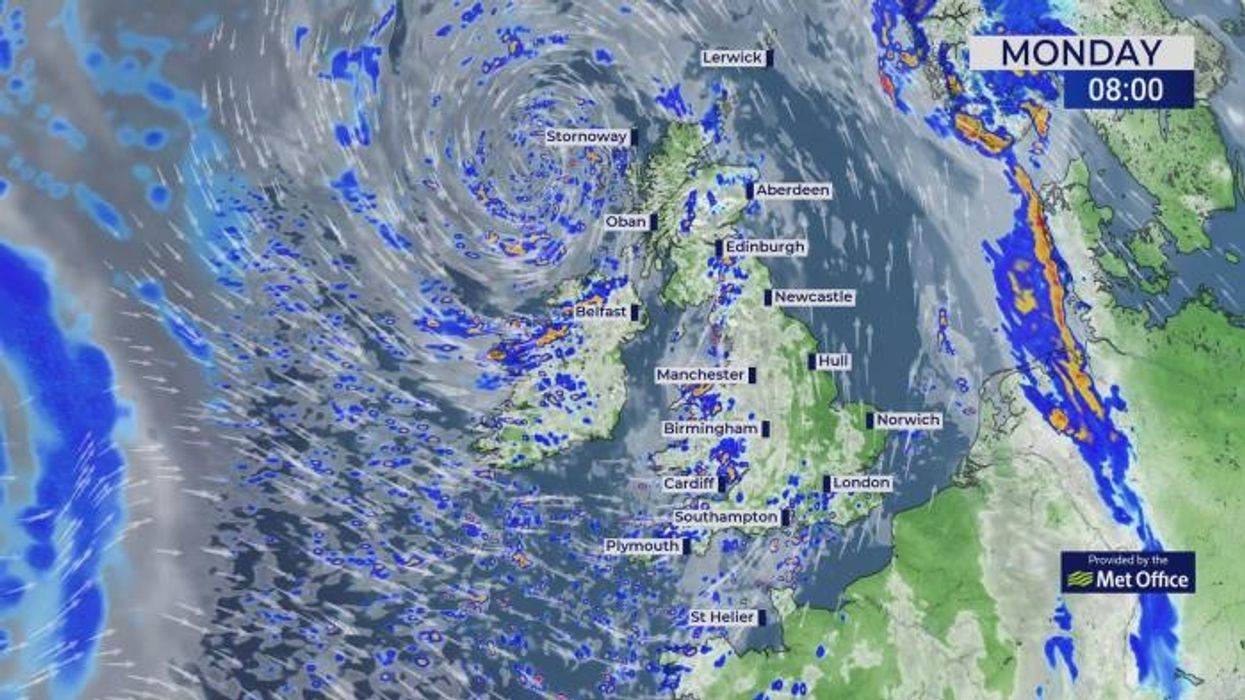 UK weather: 'Relentless' rain to blast Britain as Polar maritime air mass triggers gusty wind and stormy downpours