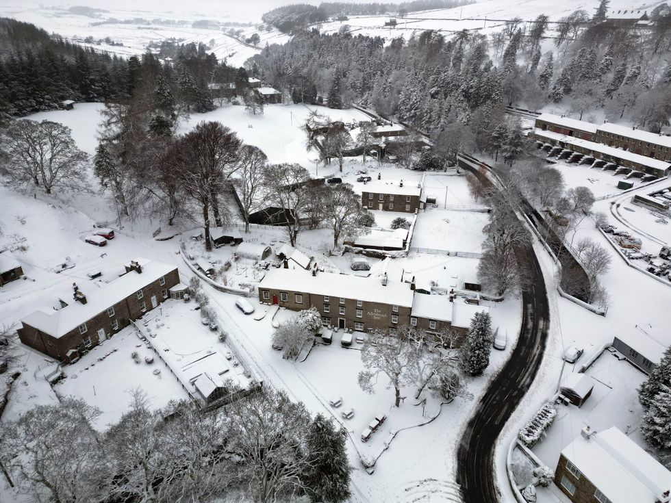 Heavy snow in Allenheads, Northumberland last week\u200b