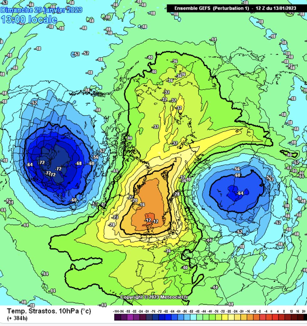 Heavy snow warning: A split Polar Vortex is now an increasingly 'likely' event