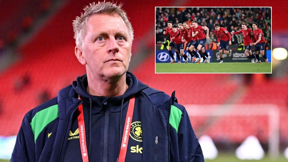 Ireland manager gives devastated speech after losing Czechia World Cup play-off match