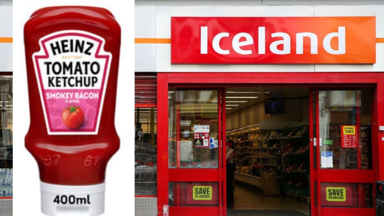Heinz Tomato Ketchup Smokey Bacon Flavour / Iceland