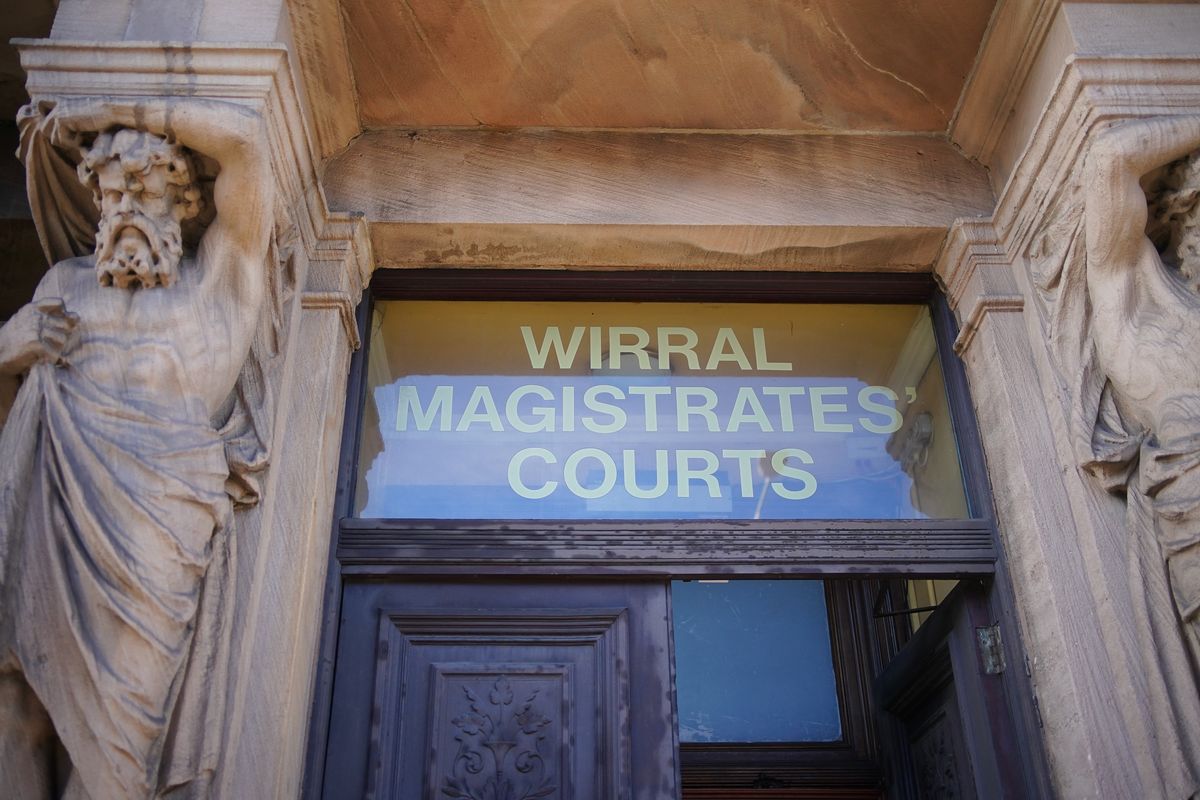 Helen Flanagan appeared at Wirral Magistrates' Court