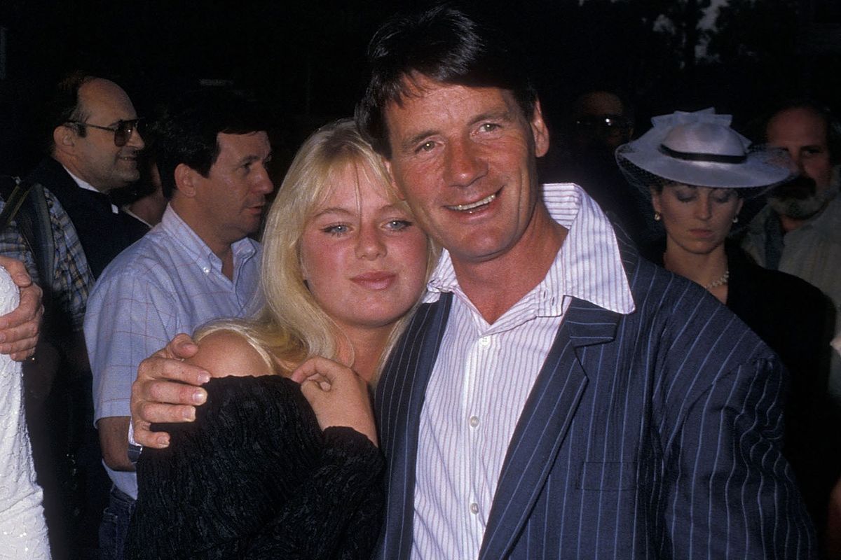 Helen Gibbins and Michael Palin in 1988