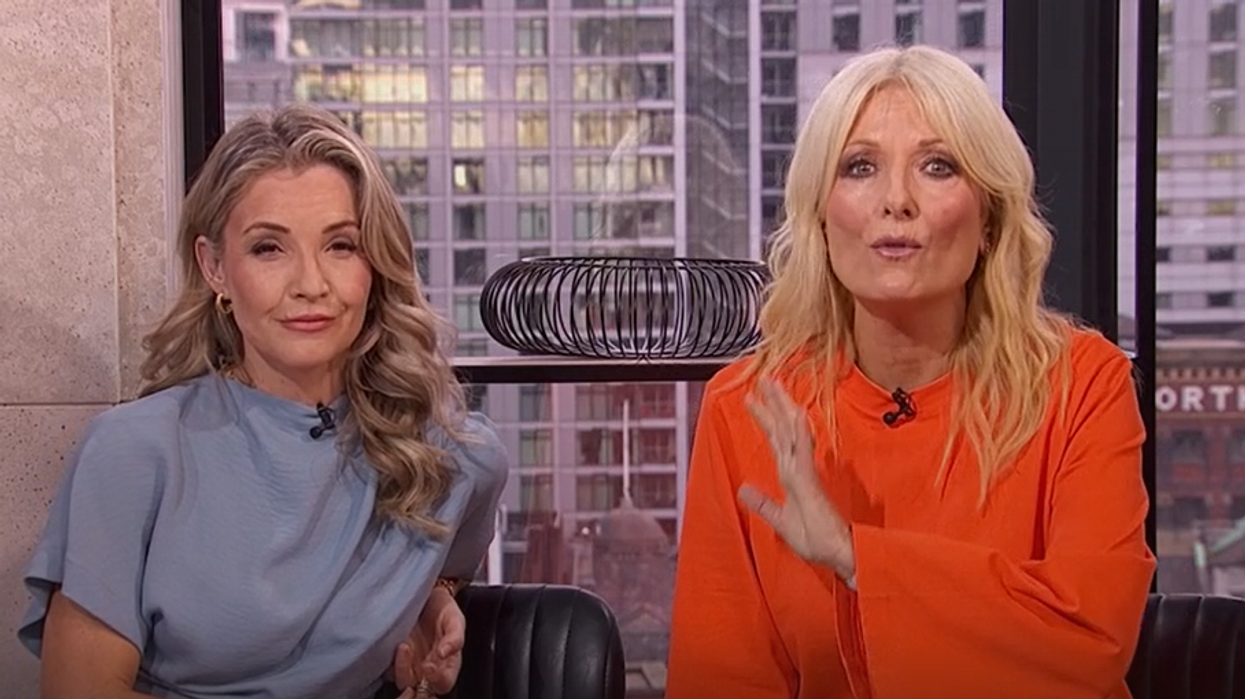 Helen Skelton and Gabby Roslin