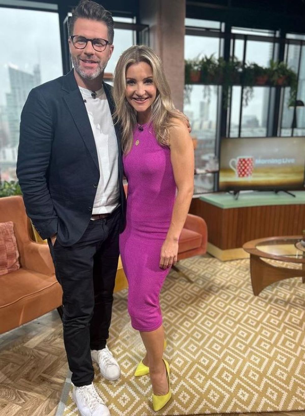 Helen Skelton on Morning Live set