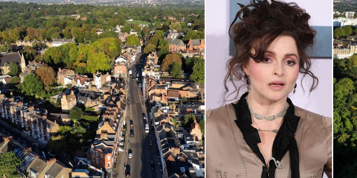 Helena Bonham Carter home: Star is one of several high-profile celebrities living in area that most Londoners 'want to move to'