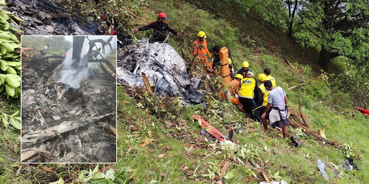 NextImg:Helicopter crashes in India killing seven people just days after catastrophic Air India disaster