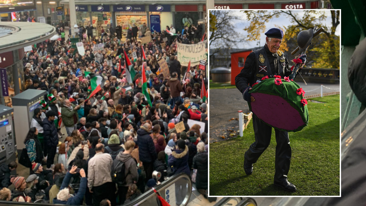 Henderson/rally at Edinburgh Waverly