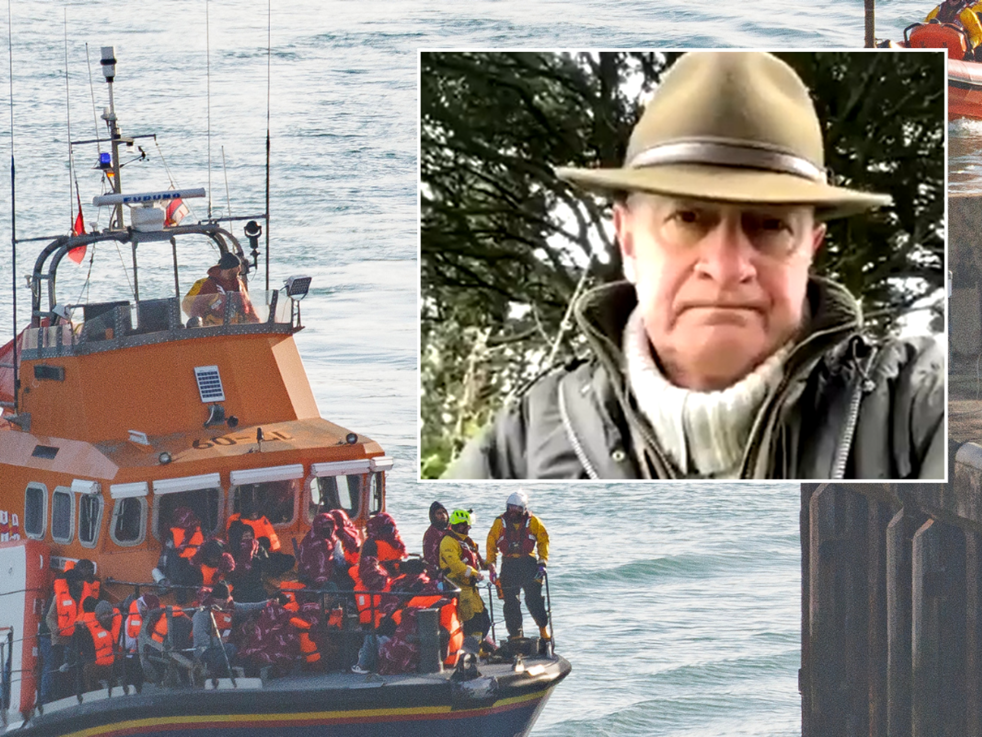 Henry Bolton; migrants arriving in Dover