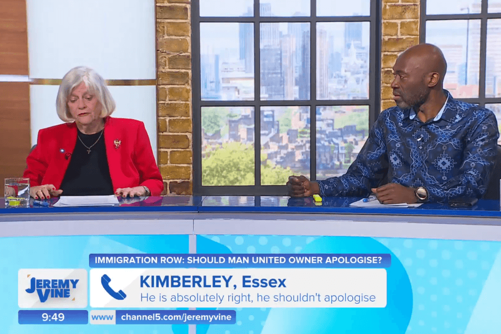 Henry Bonsu and Ann Widdecombe