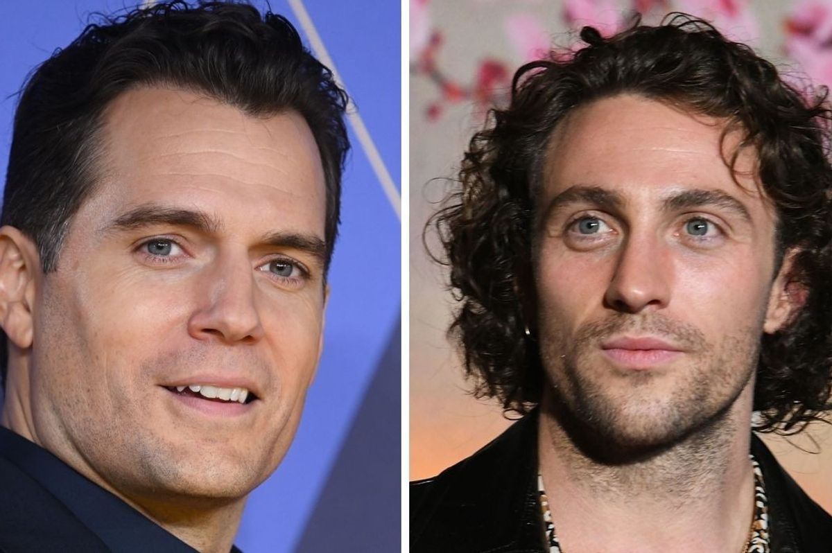 Henry Cavill and Aaron Taylor-Johnson