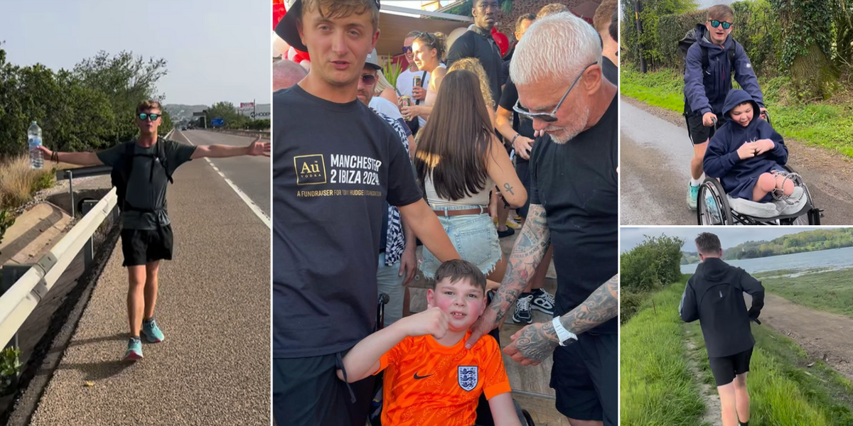 NextImg:Man raises £160k on 66-day charity walk from Manchester to Ibiza - 'I wanted to do something crazy'