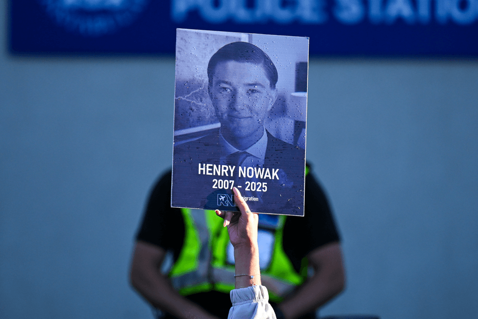 Henry Nowak tribute placard