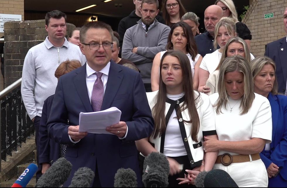Henry's dad, Mark Nowak, spoke outside Southampton Crown Court following his son's killer's sentencing earlier this week
