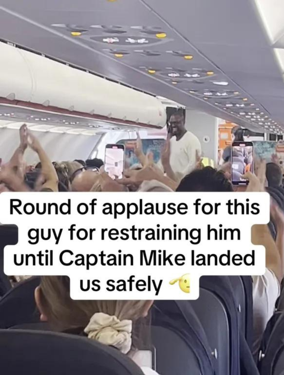 "Hero" easyJet passenger