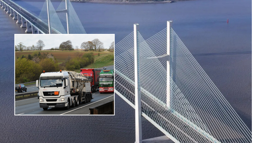 HGV and M48 bridge