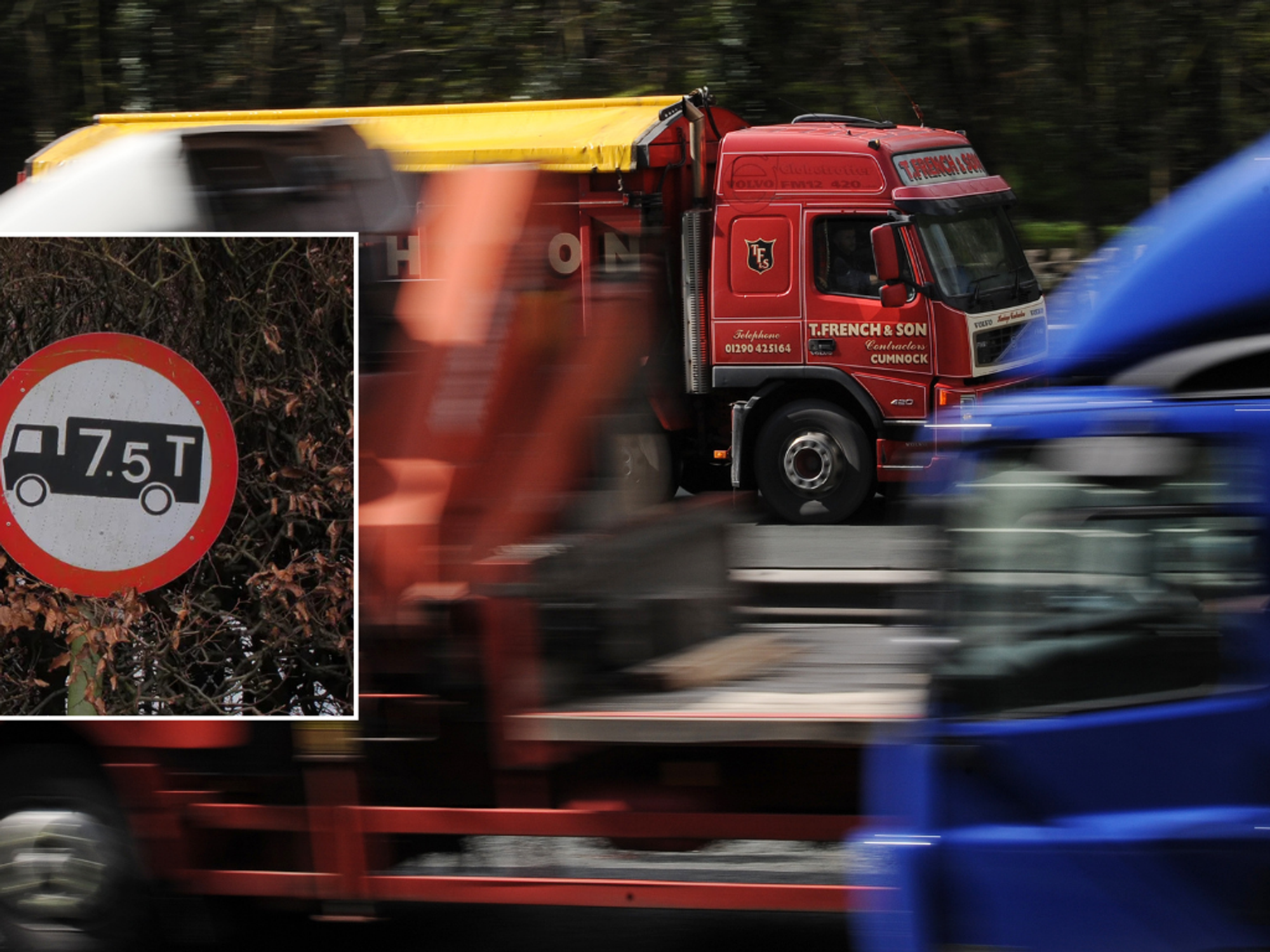 HGVs weight redstriction