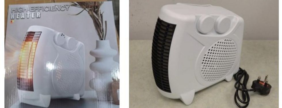 High Efficiency Fan Heater sold via Amazon (2501-0073)