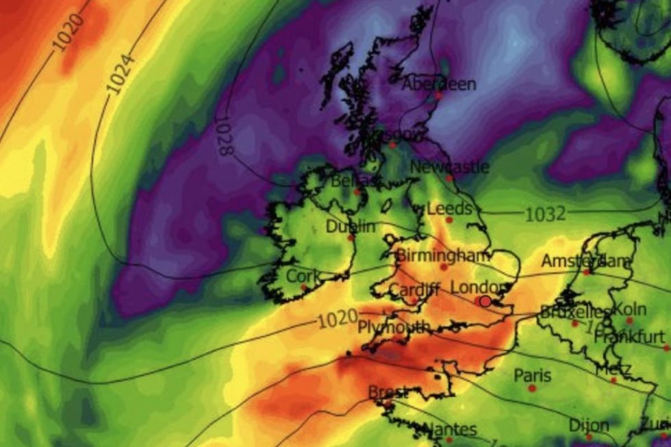 High pressure behind the long, dry start to spring will shift towards Europe, opening the doors to \u2018unstable\u2019 winds.