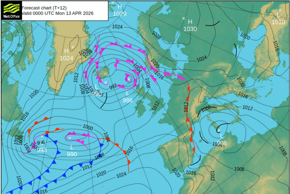 High pressure is expected to take a greater role further into spring, bringing a calmer entry to summer