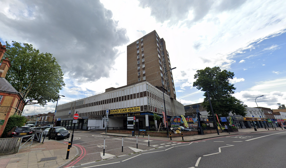 High rise block in Catford