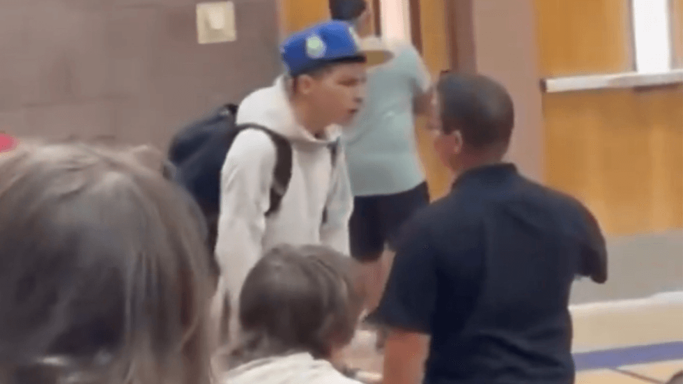 High school student punches teacher