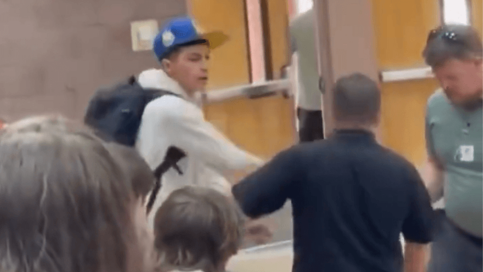 High school student punches teacher
