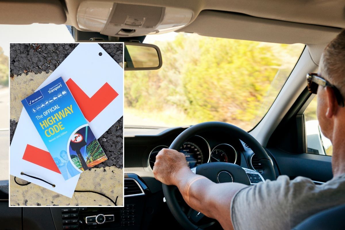 Highway Code and a person driving a car