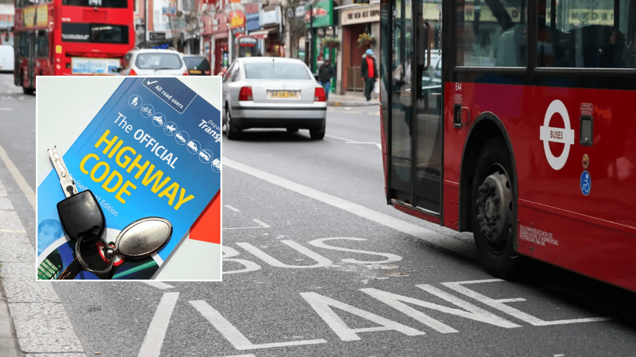 Highway Code and bus lane