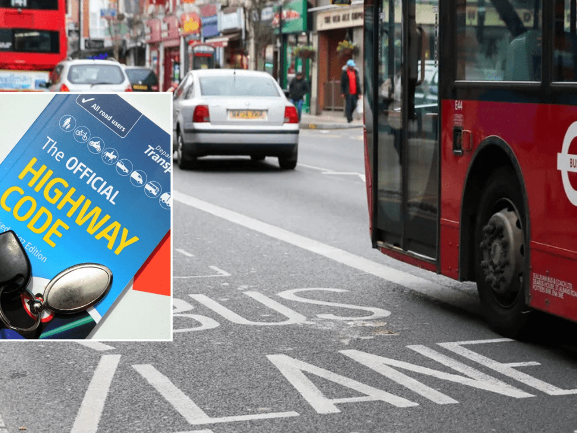 Highway Code and bus lane