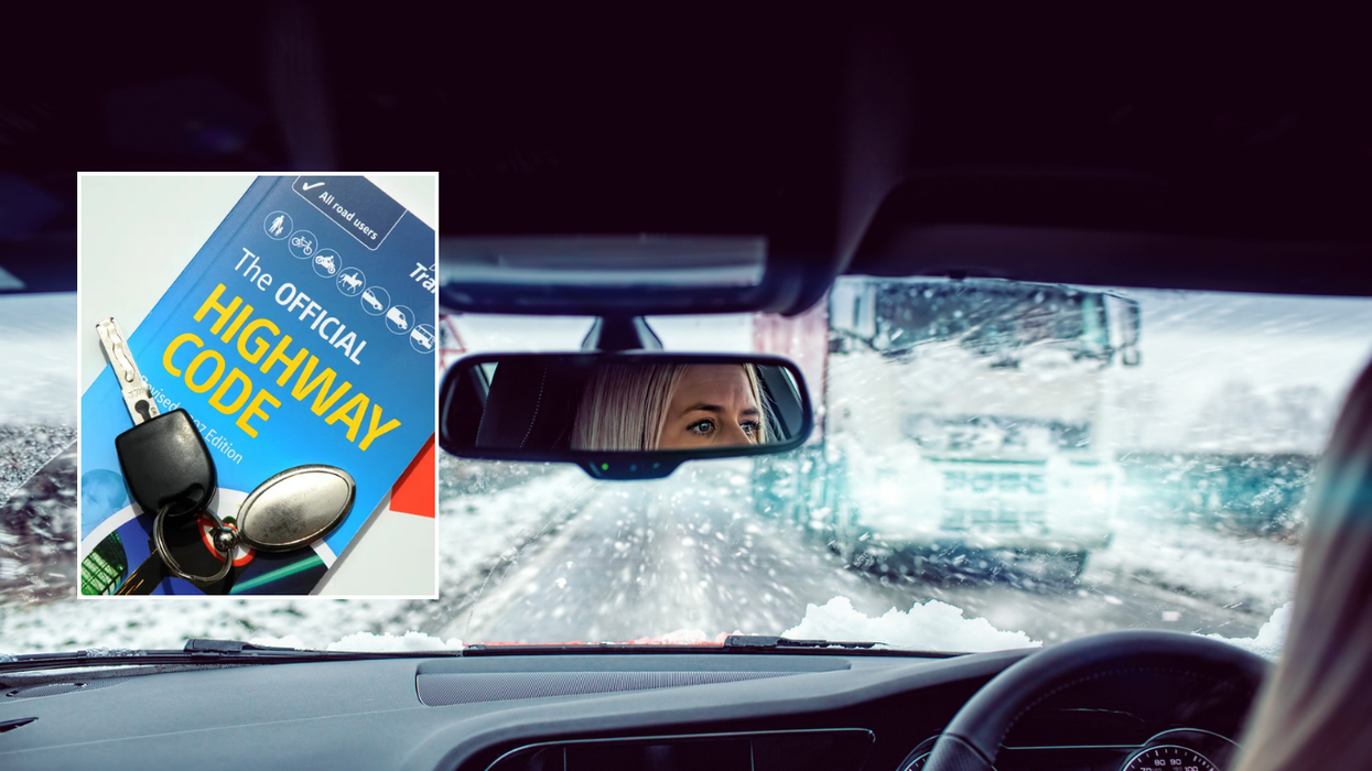 Highway Code and driving in snow