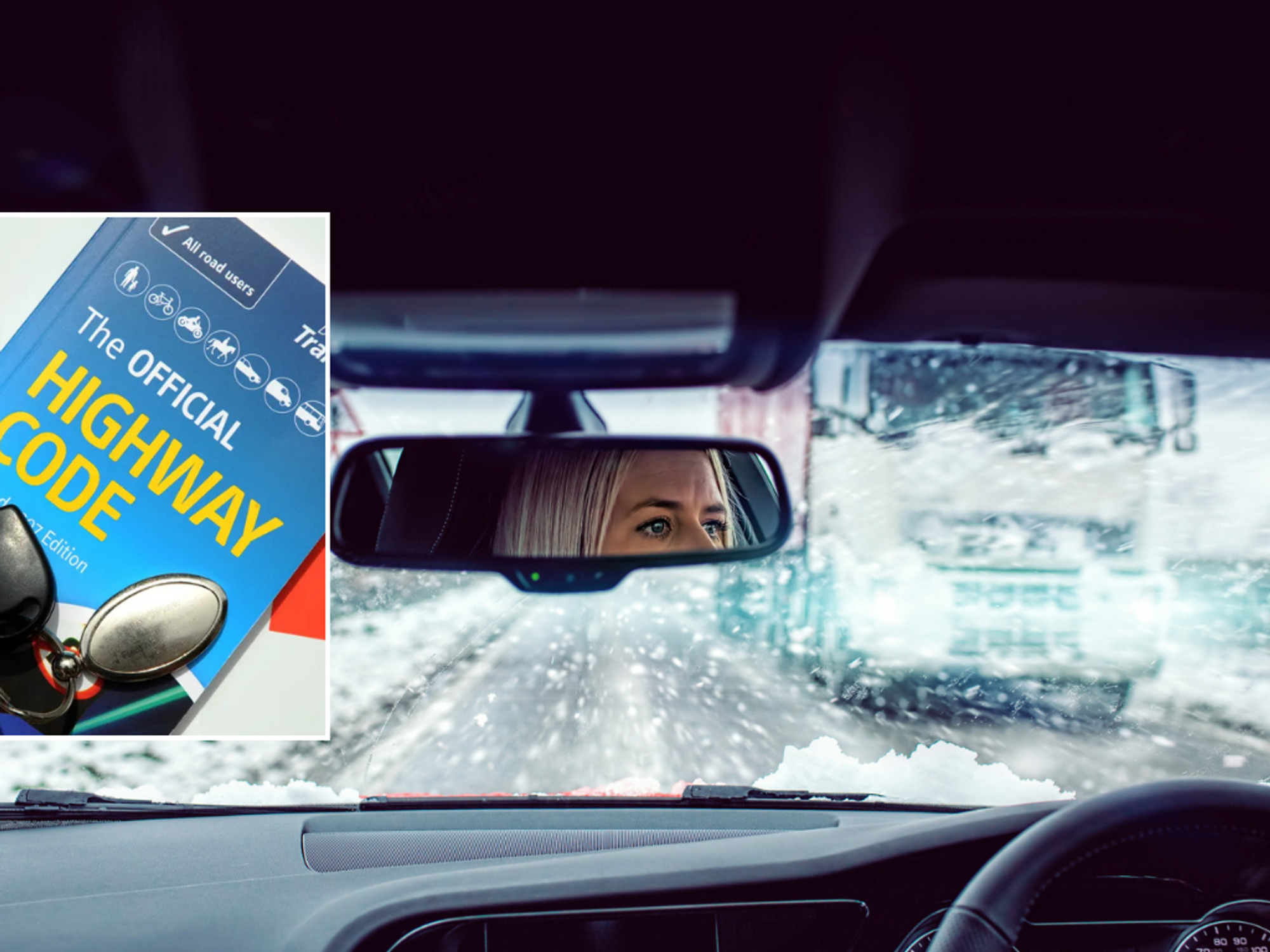 Highway Code and driving in snow