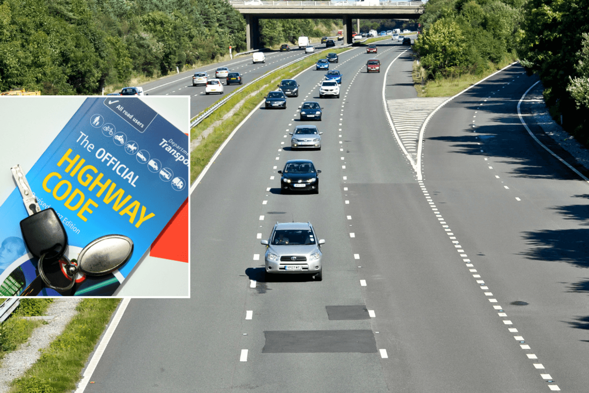 Highway Code and middle lane driving