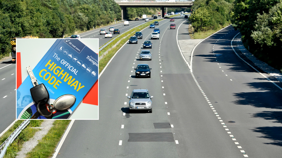 Highway Code and middle lane driving