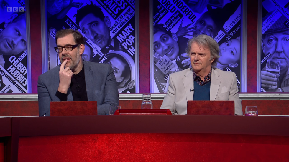 HIGNFY: Richard Osman and Paul Merton remained