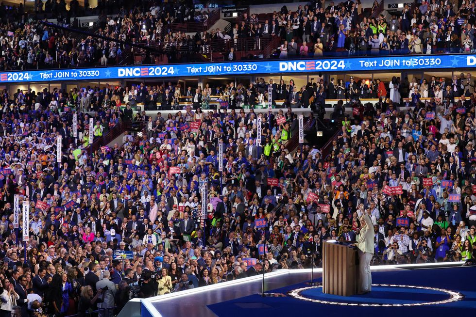 Hillary Clinton addresses DNC delegates