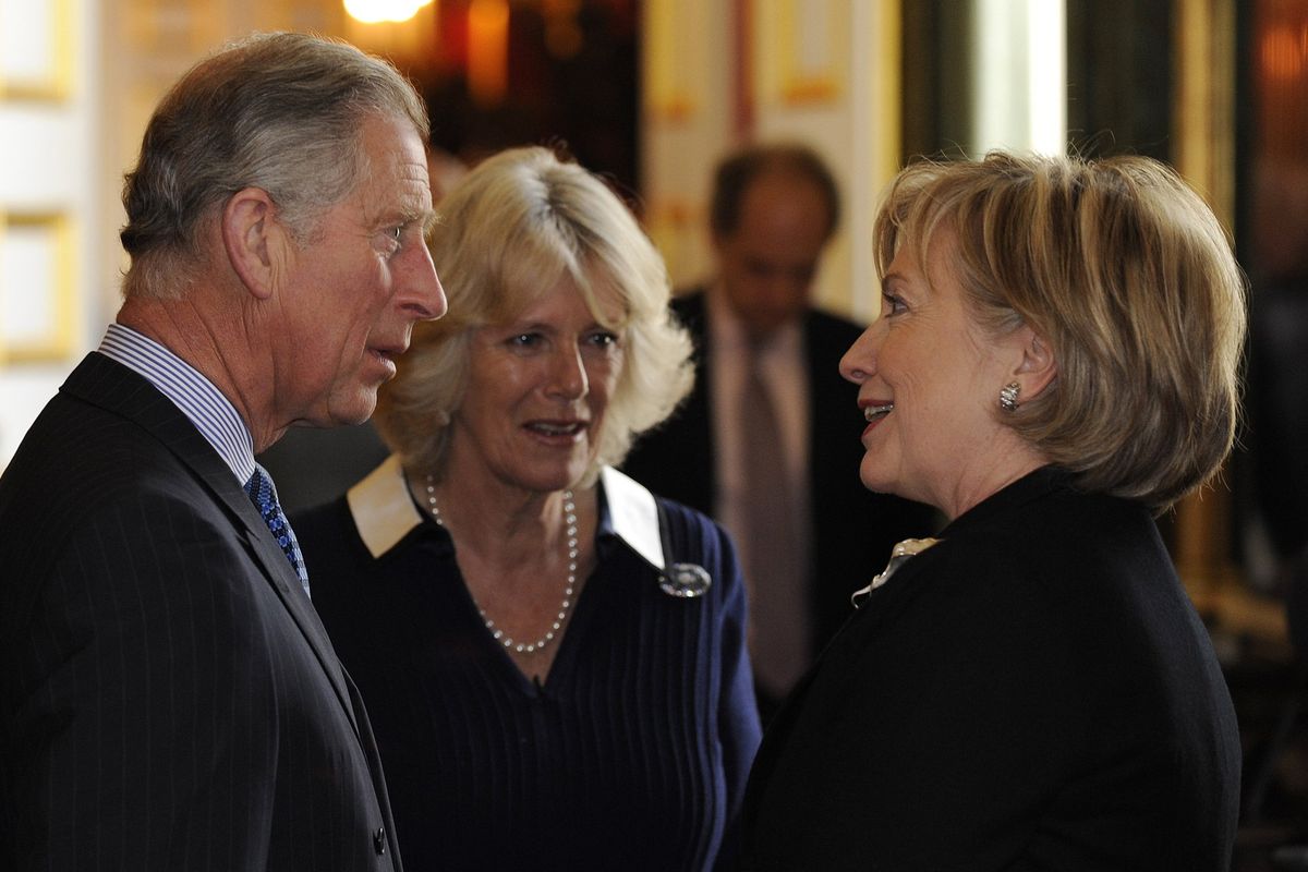 Hillary Clinton and King Charles