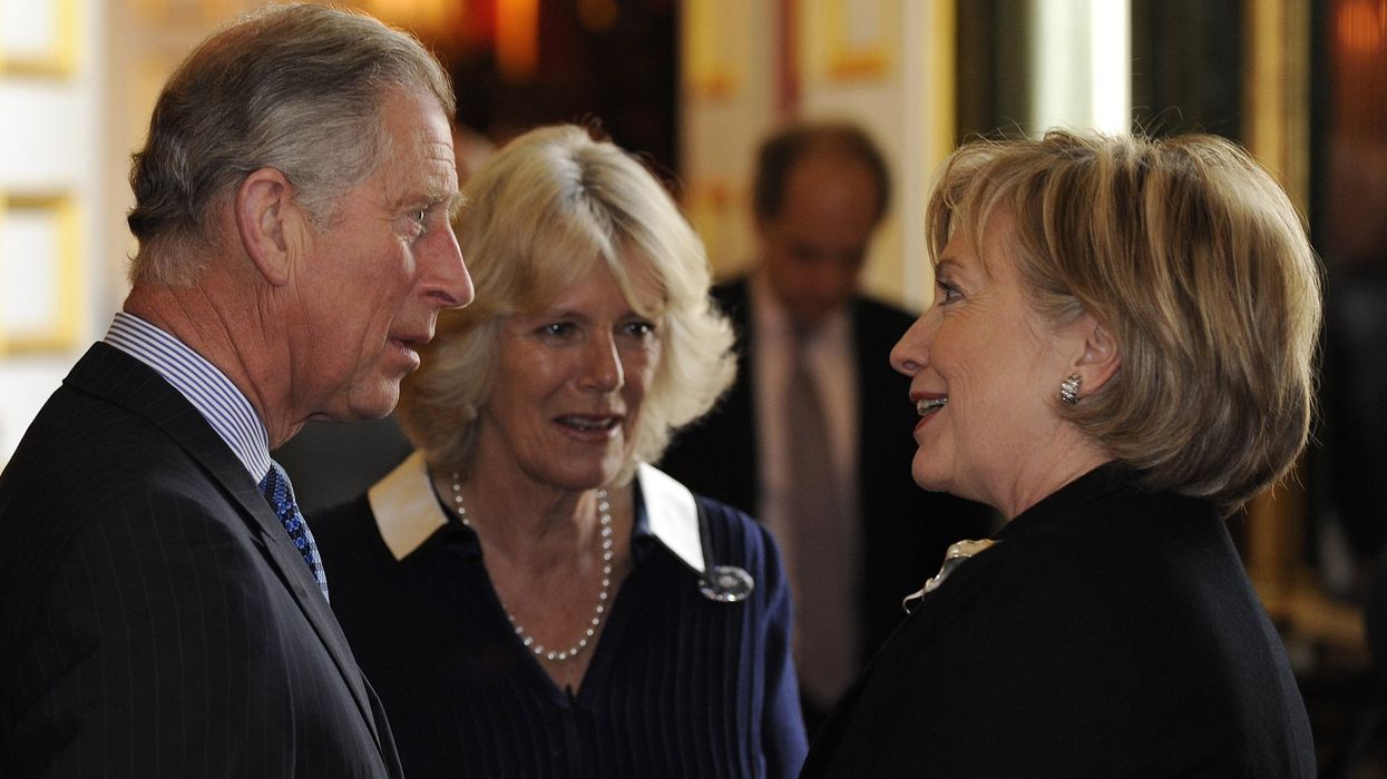 Hillary Clinton and King Charles
