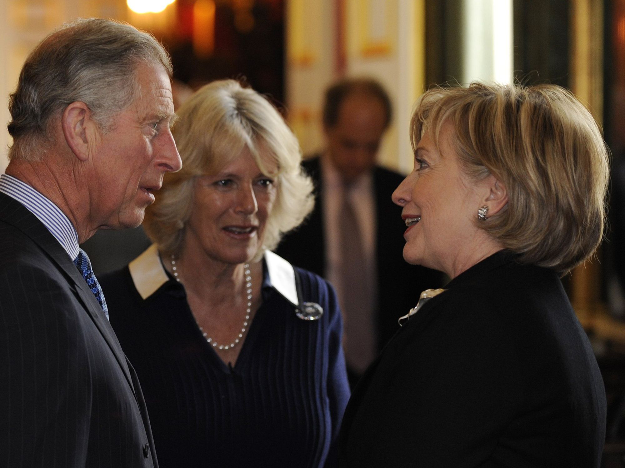 Hillary Clinton and King Charles