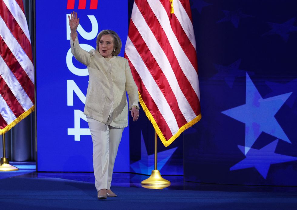Hillary Clinton joked Donald Trump's election tactics 'sounded familiar'