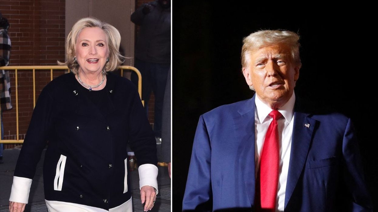 Hillary Clinton (left) and Donald Trump (right)