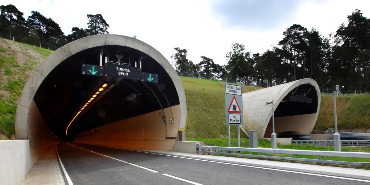 Drivers warned of long traffic delays as car fire prompts closure of busy tunnel used by thousands Drivers warned of long traffic delays as car fire prompts closure of busy tunnel used by thousands
