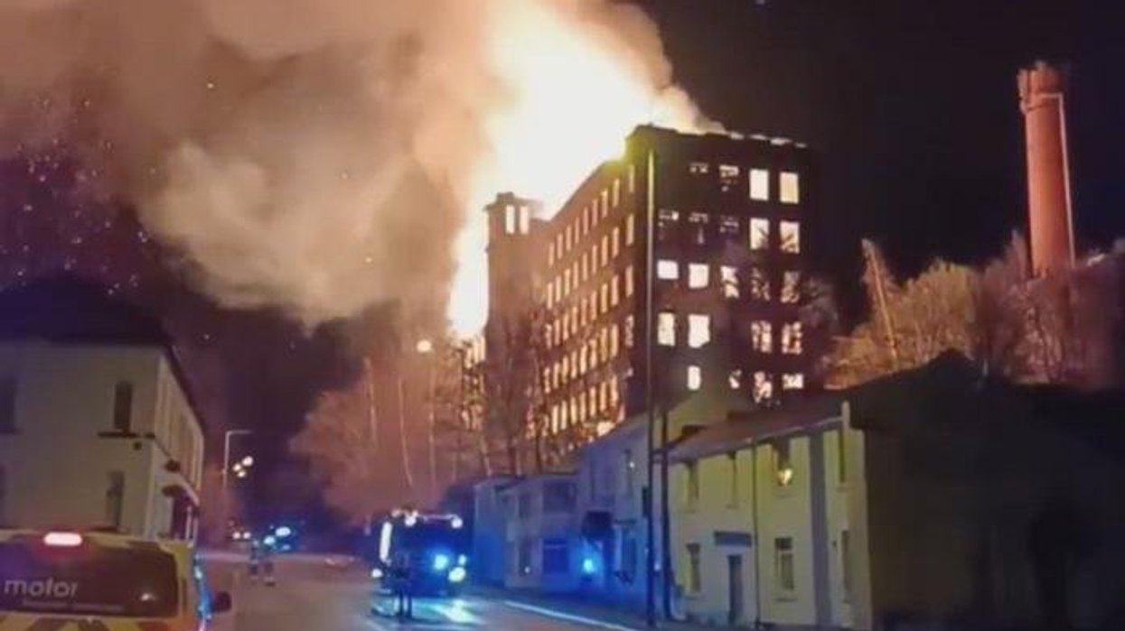 Teenager arrested after huge blaze rips through historic Grade-II listed Big Mill