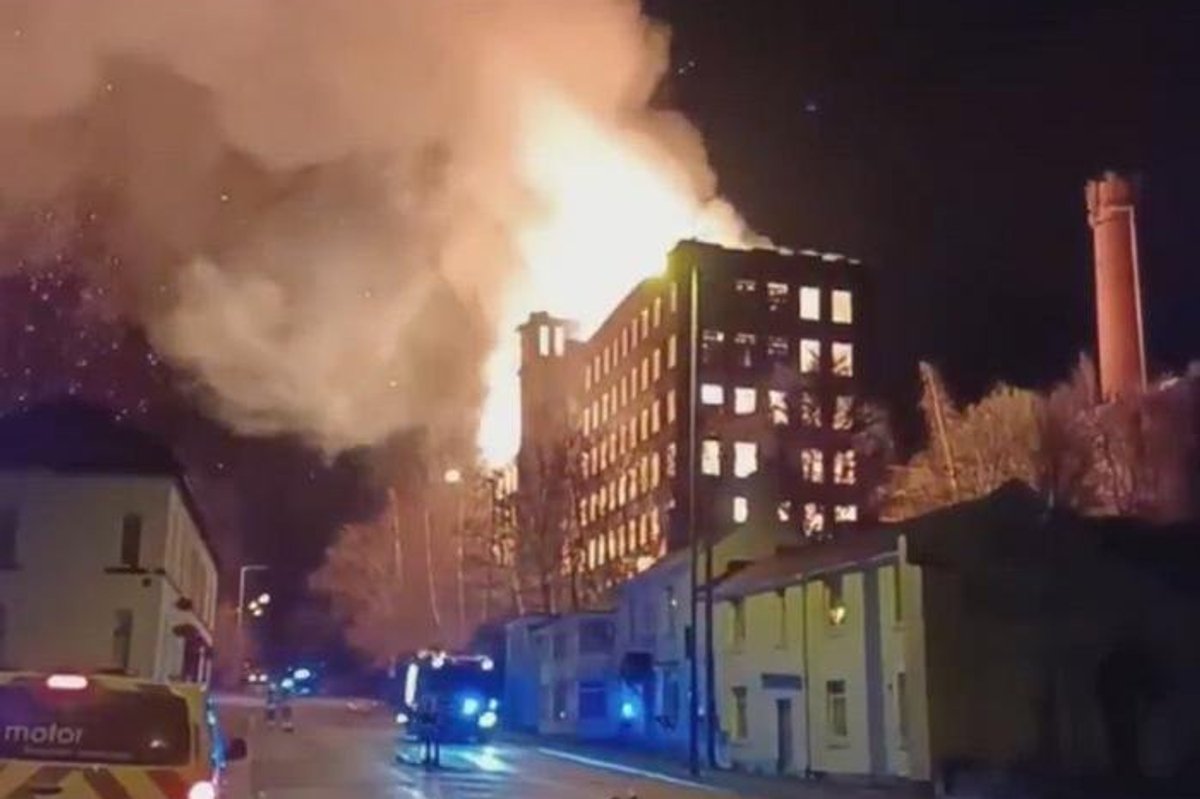 Teenager arrested after huge blaze rips through historic Grade-II listed Big Mill