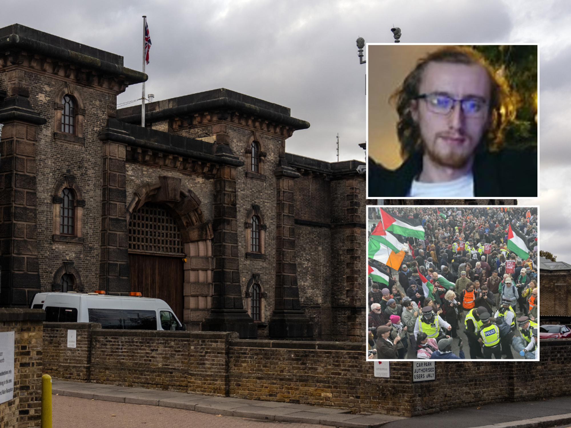 HMP Wandsworth, Sean Middleborough, Palestine Action protestors