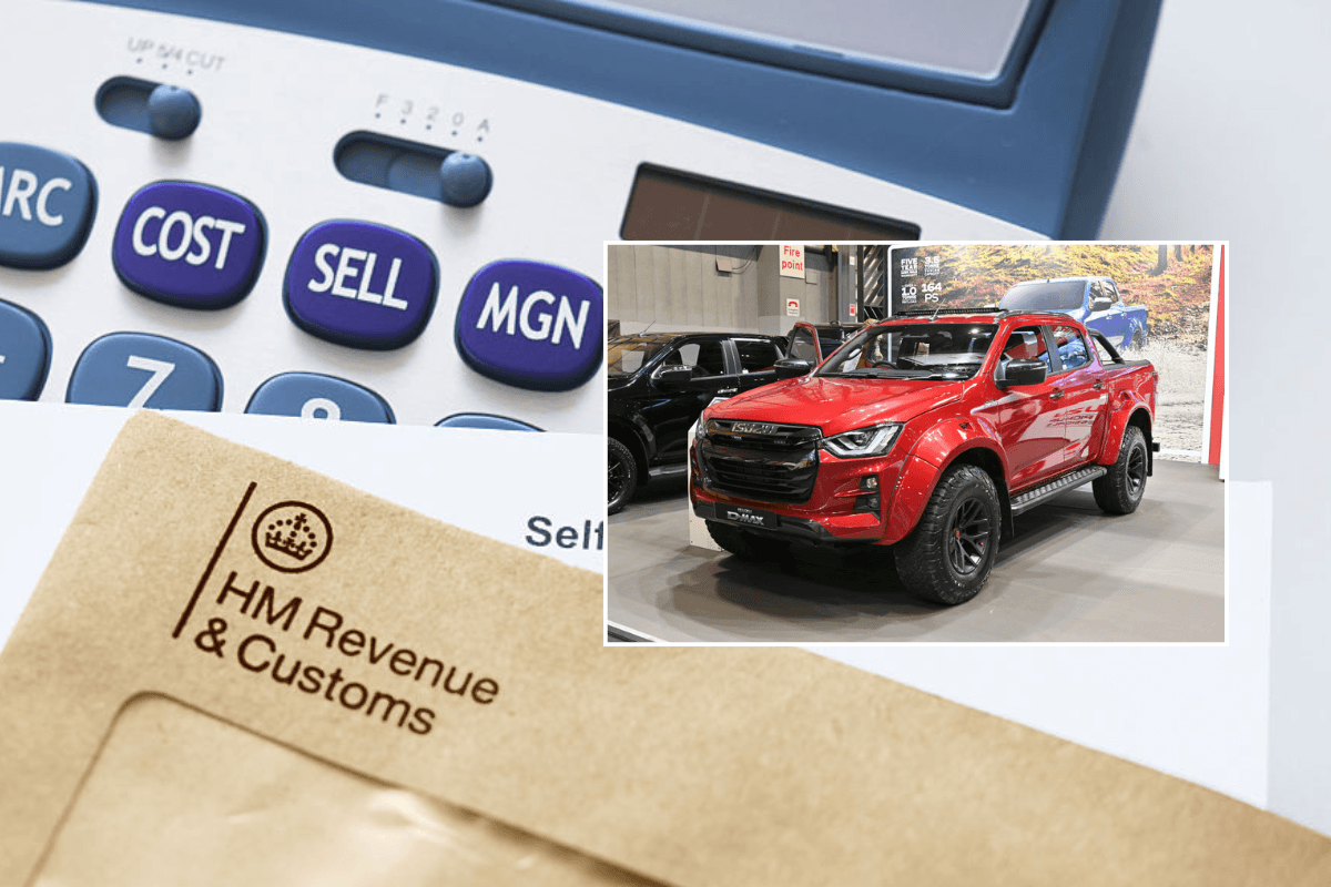 HMRC and double cab pick-up truck