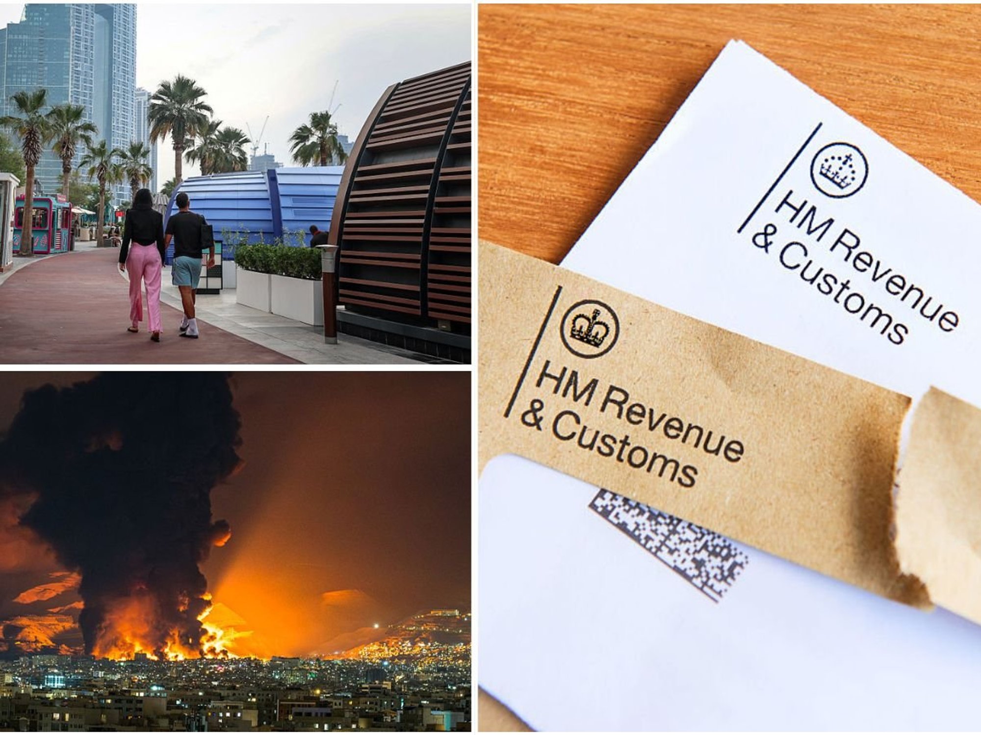 HMRC letter, Dubai expats and US strike in Tehran
