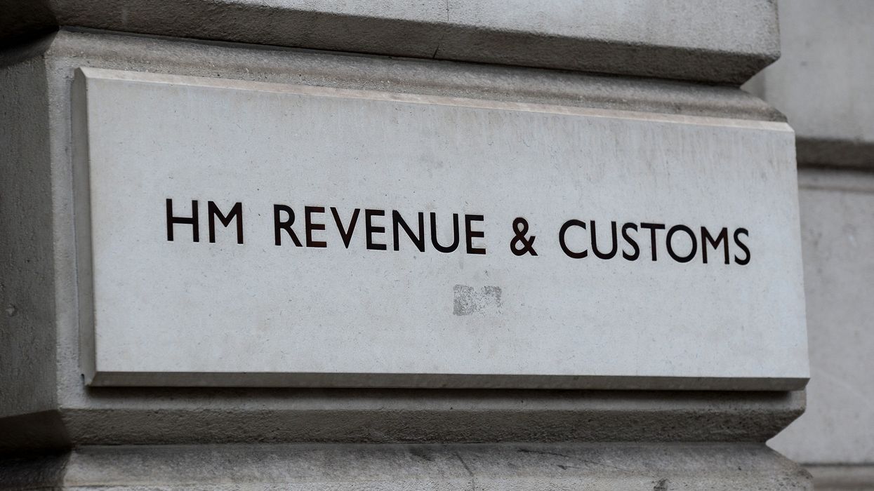 HMRC logo outside tax department